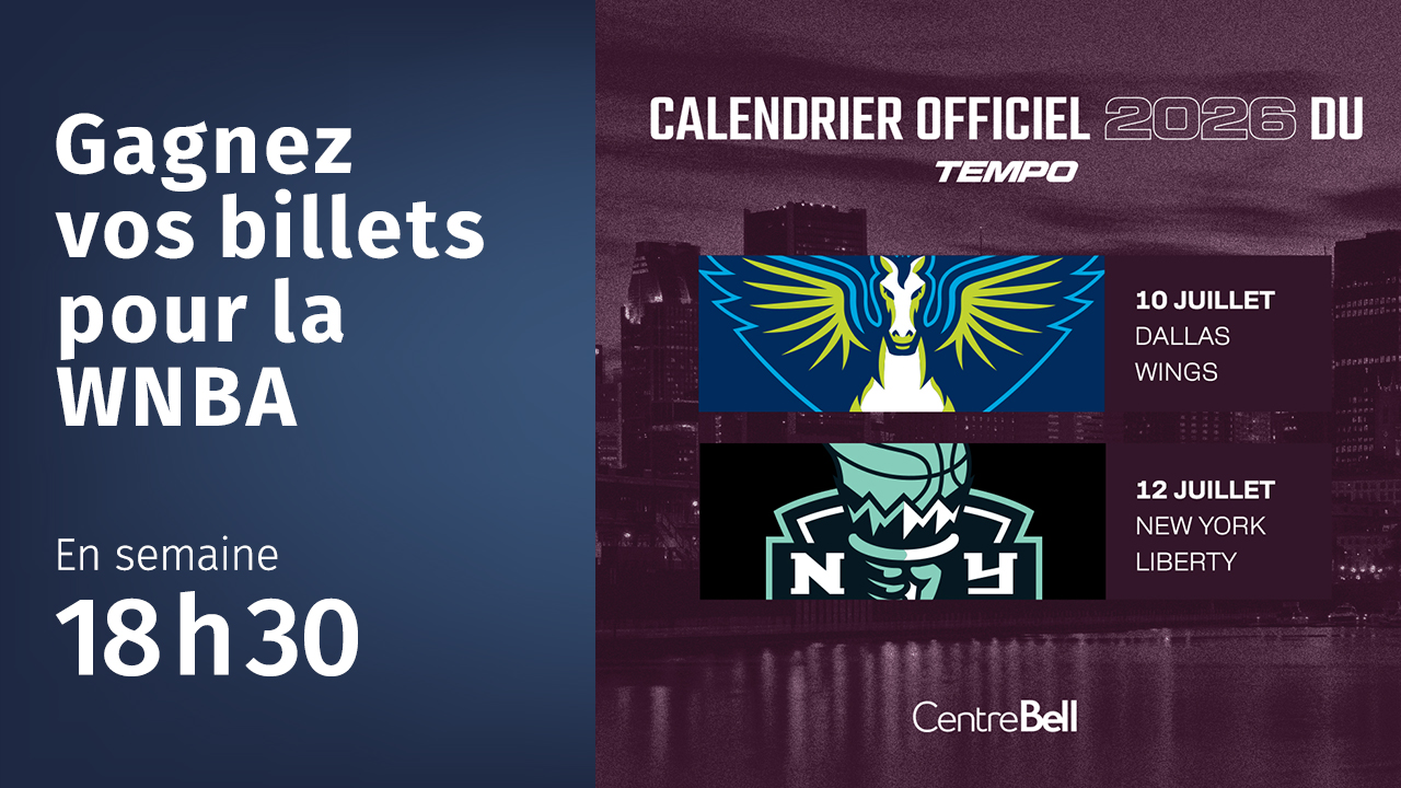 Concours Gagnez vos billets pour la WNBA!