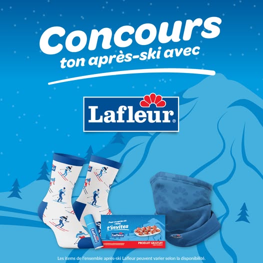 Concours Gagnez vos Lafleur pour l'après ski!