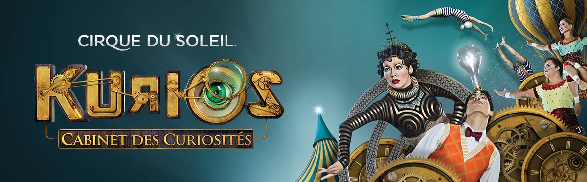 Concours Gagnez votre paire de billets pour le spectacle Kurios du Cirque du Soleil, mercredi le 5 juin à Montréal.