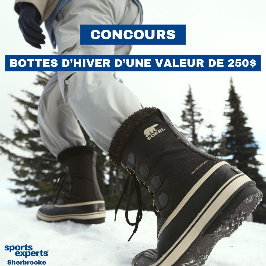 Concours Gagnez votre Paire de Bottes d'hiver