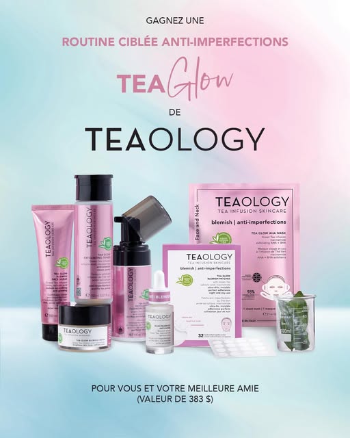 Concours Jean-Coutu - Gagnez un magnifique panier de produits Teaology d'une valeur de 383$