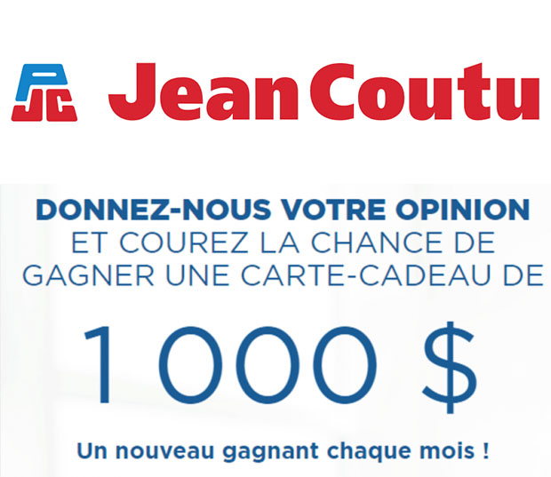 Concours Jean Coutu Gagnez une Carte-Cadeau de 1000$