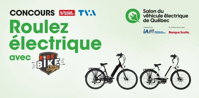 Concours Journal de Québec - Gagnez deux vélos électriques de Ride Bike Style !