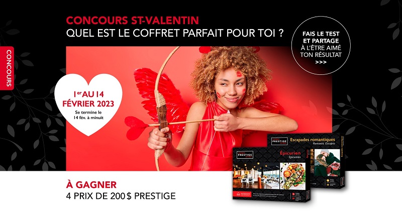 Concours La St-Valentin chez COFFRETS PRESTIGE!