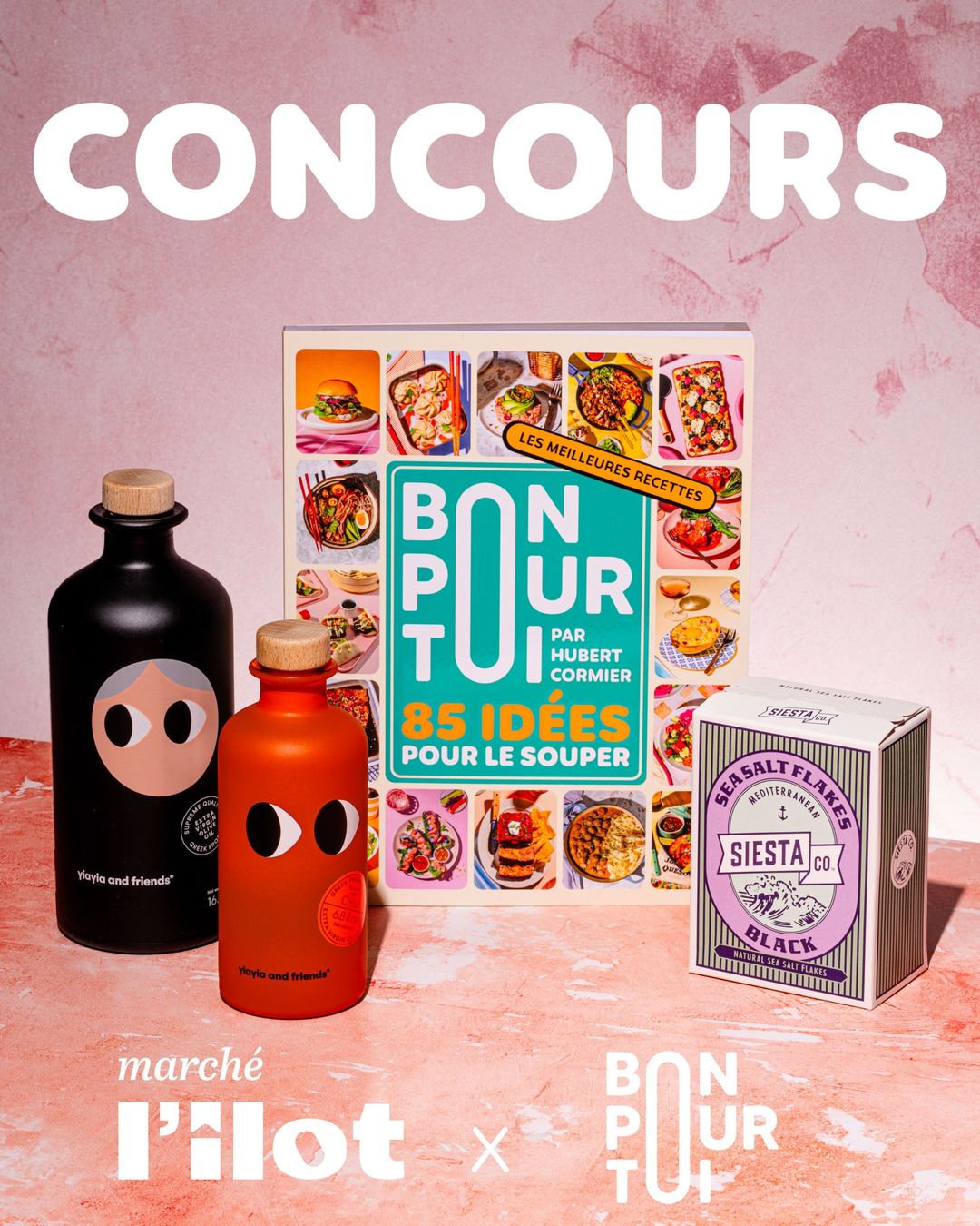 Concours Nouveau Livre et Produits Gracieuseté de Marche l'ilot