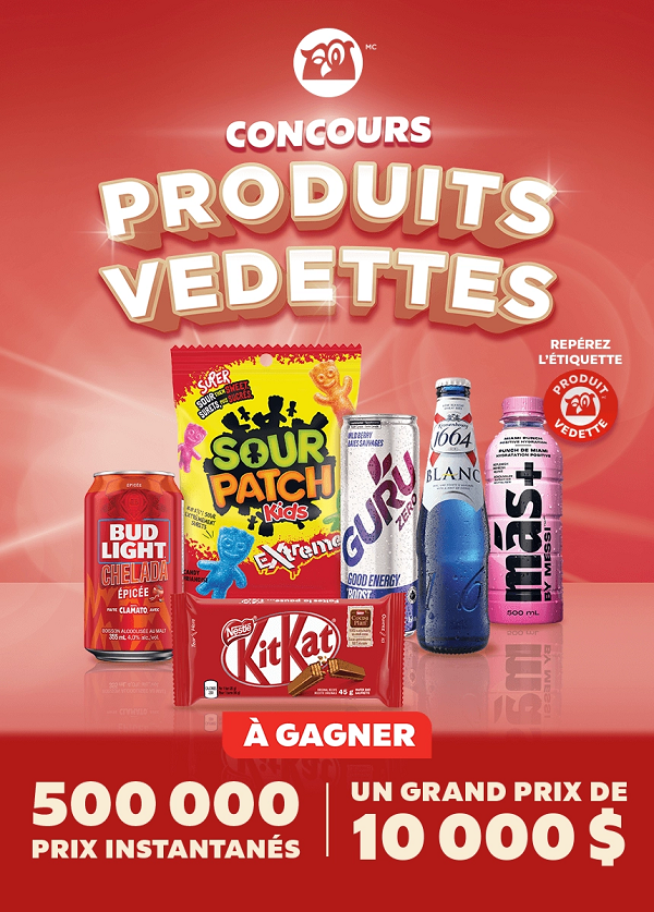 Concours Produits Vedettes Couche-Tard!