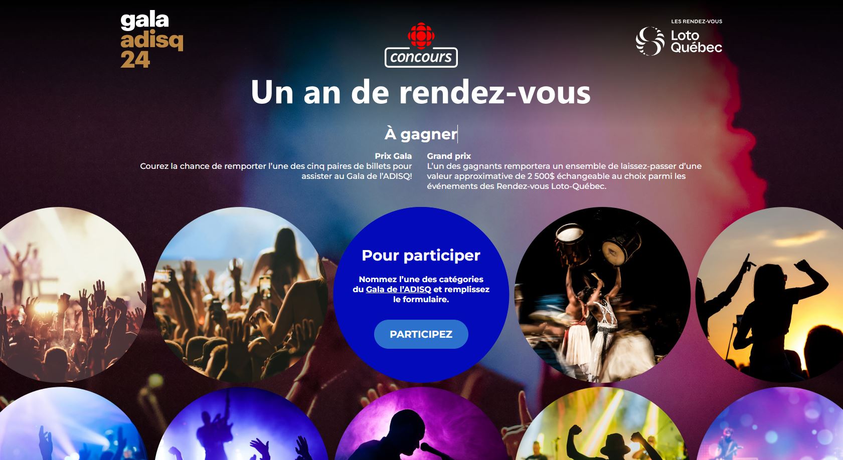 Concours Radio-Canada - Un an de Rendez-Vous!