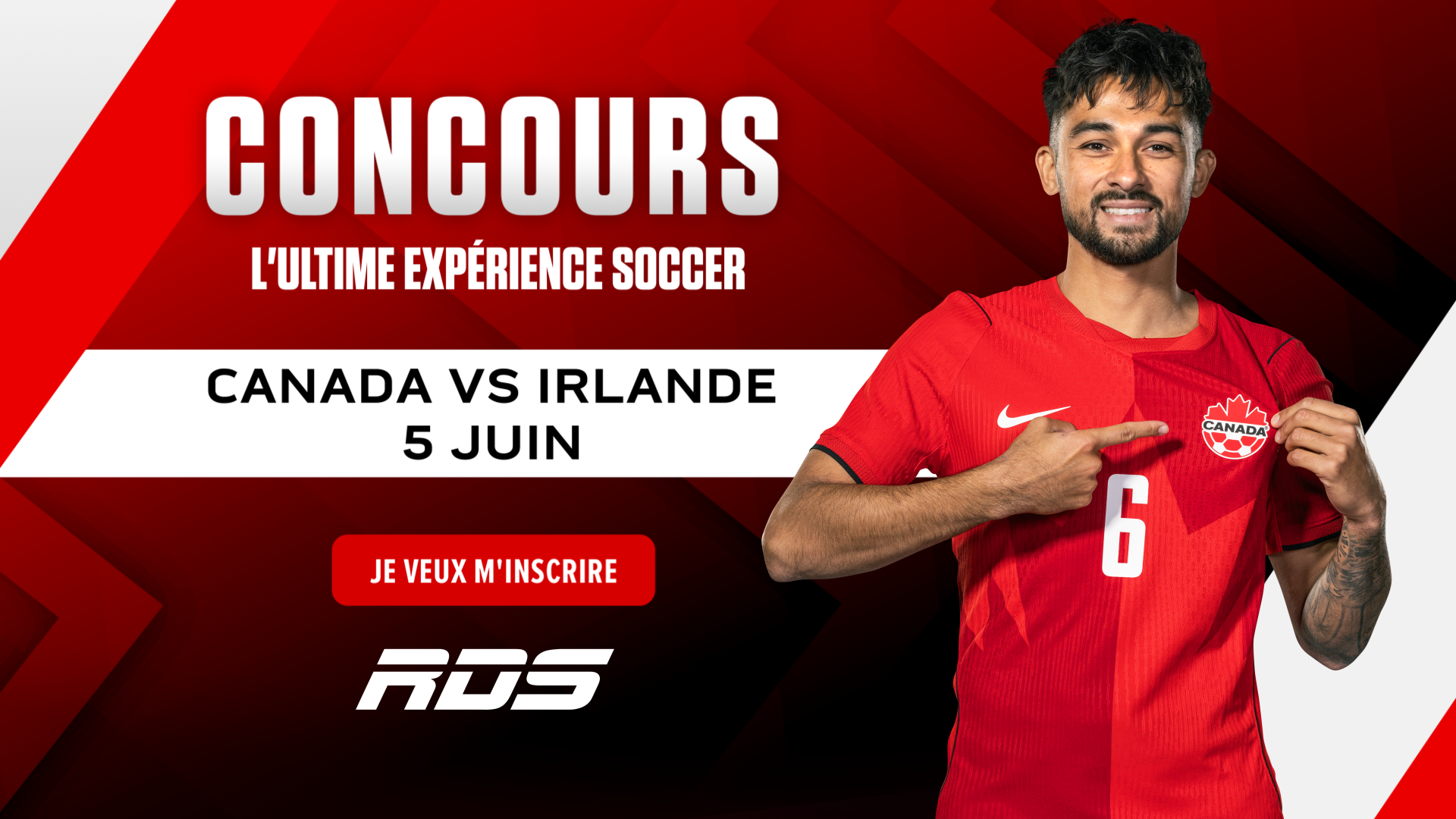 Concours RDS Vivez l'ultime expérience Soccer à Montréal