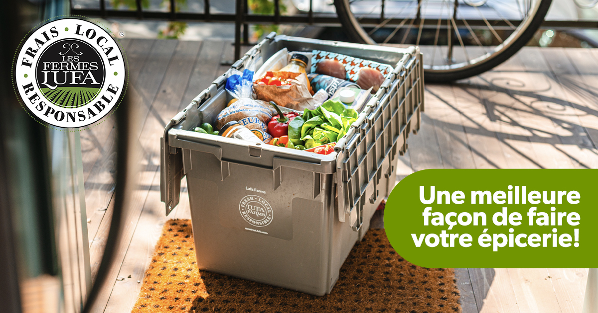 Concours Rythme FM 105,7 Gagnez 150$ d'épicerie fraîche, locale et responsable aux Fermes Lufa!