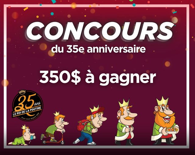 Concours Stratos Pizza - Poutine - Gagnez une carte-cadeau de 350 $