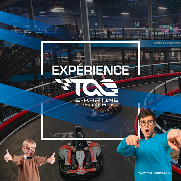 Concours TAG E-Karting & Amusement - GAGNEZ 100 $ EN CARTE-CADEAU!