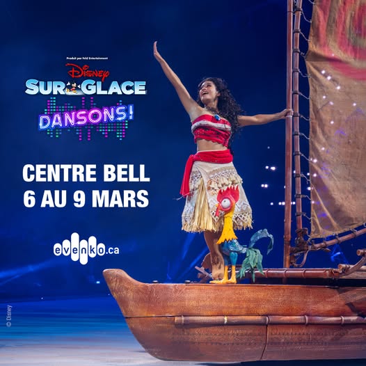 Concours Télé-Québec - Gagnez 4 billets pour le tout nouveau spectacle de Disney sur Disney On Ice au Centre Bell!