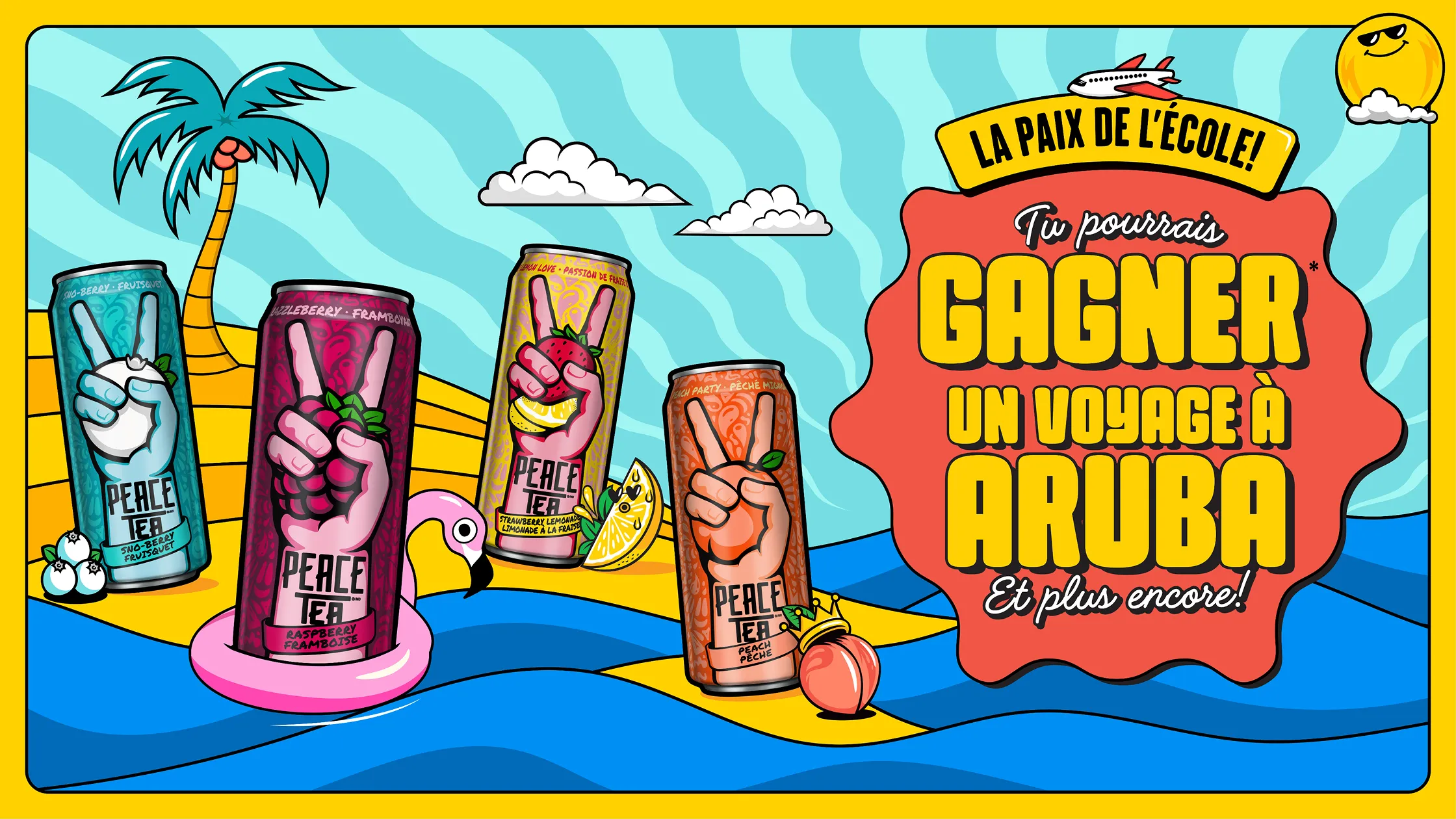 Gagnez un voyage de rêve à Aruba avec le Concours Peace Tea !